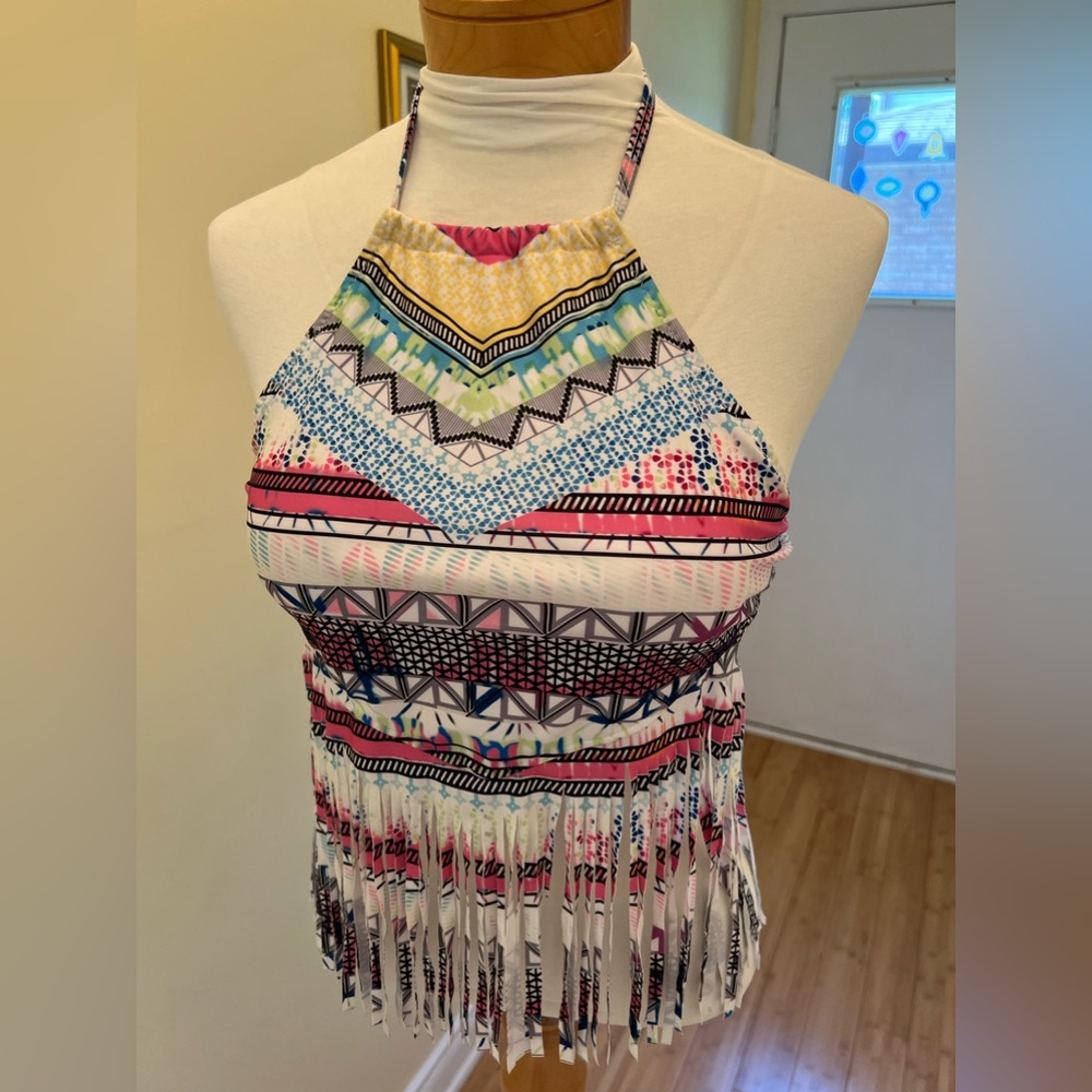 Small Fringe Bikini Top